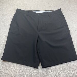 FootJoy Golf Shorts Mens 38 Black Performance Flat Front Stretch 0118‎